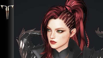 Lost Ark – Pretty Female Character Creation (Fighter)