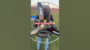 🔥The 1st paramotor with a small frame and a huge engine!💨What do you think? #Innovation #Paramotor