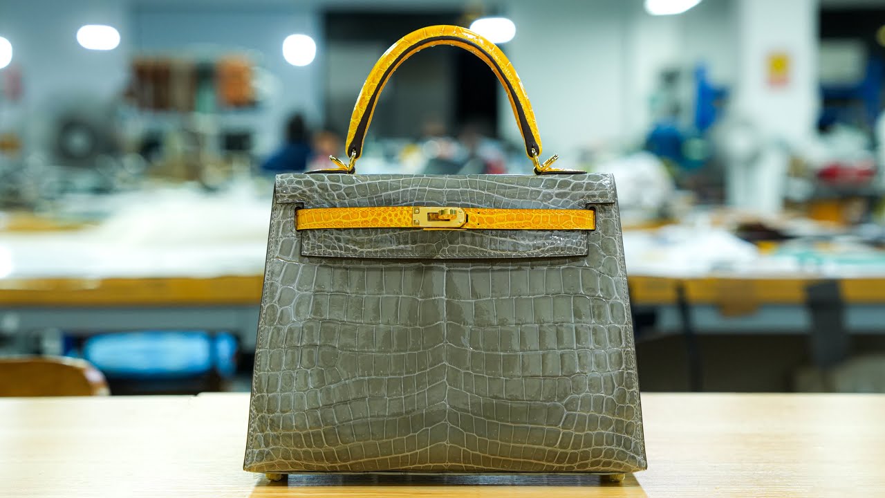 We Made a Kelly in Niloticus Crocodile Leather - YouTube