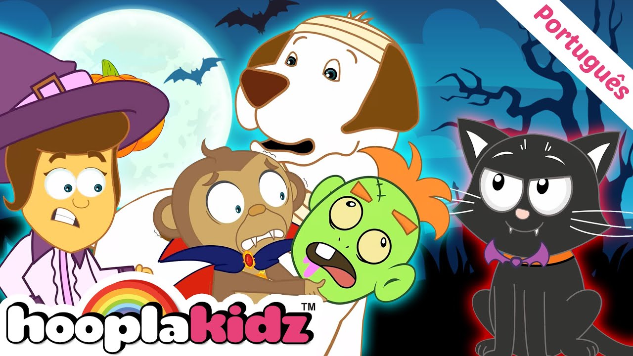 ⁣HooplaKidz Brasil | Estamos aqui no halloween | Halloween Songs | Músicas Infantis