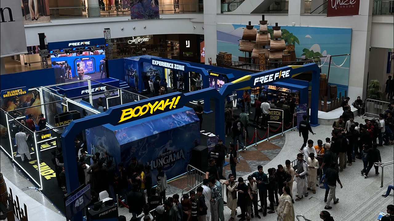 NGES – Proudly Managed | Pakistan’s Biggest In-Mall Gaming Activation | Free Fire Hungama 2025 🎮🔥