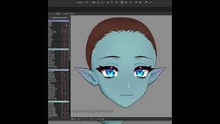 Head angles WIP!! So cuteee 😭💖#live2d #vtuber #live2dwip