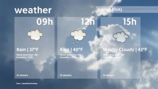 Weather Raleigh   January 16, 2017