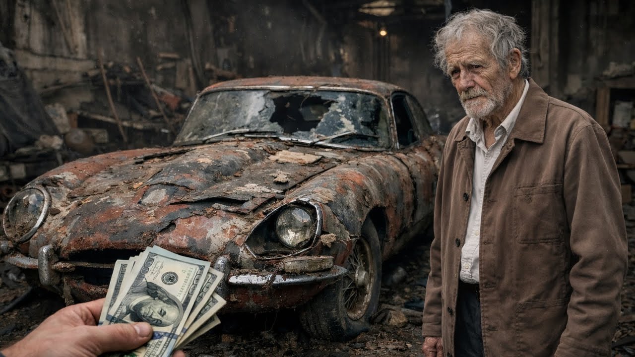 ASMR Car Restoration Full Rebuild of Jaguar E-Type Series 1 1961 from Abandoned to Looking New