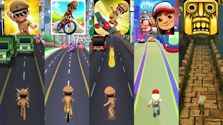 Little Singham 🆚 Little Singham Cycle Race 🆚 Little Singham Super Skater 🆚 Subway Surfers🆚Temple Run screenshot 2