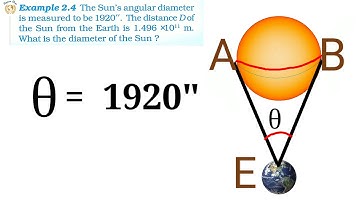Parallax Method Problem solving || Ch: 2 Unit and Measurement || How to find the diameter of the 🌞|