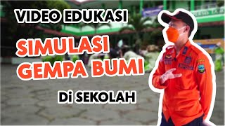 SIMULASI GEMPA BUMI & VIDEO EDUKASI BENCANA bersama Guru Tamu BPBD Garut