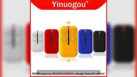 280MHz-868MHz Electronic Gate Control Multifrequency Garage Door Remote Control Duplicator Hand Tran