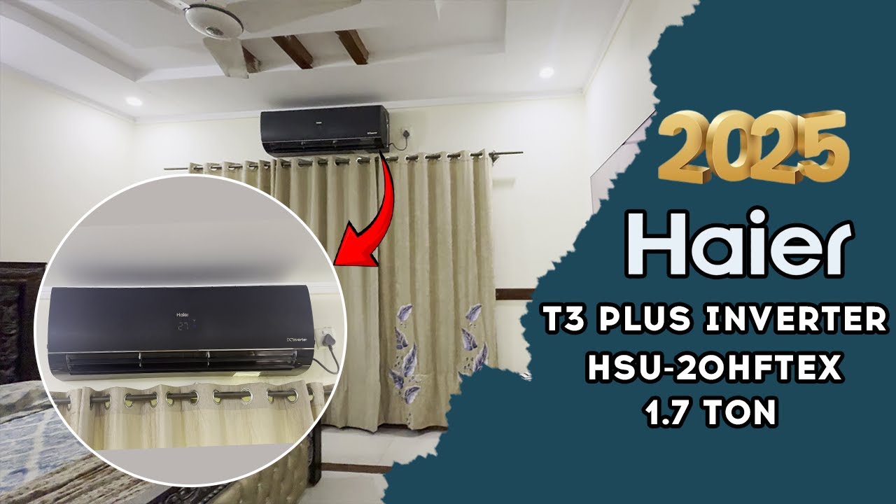 Haier New T3 plus inverter 2025 1.5 Ton (HSU 20HFTEX) Details