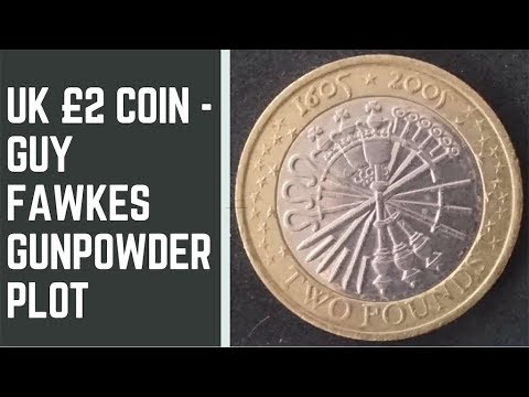 The Gunpowder Plot- UK £2 Coin