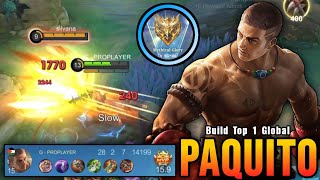 28 Kills!! Paquito Brutal DMG 0,5 Second Delete Enemies!! - Build Top 1 Global Paquito ~ MLBB screenshot 3