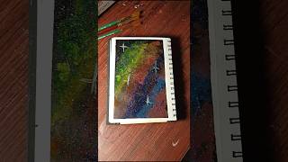 DIY Galaxy 🌌💕painting of 🌌Universe ✨ | #Shorts #art #universe #artist #viralshort #artwork