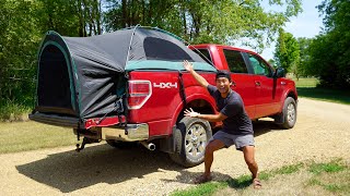 My New Truck Tent Camping Setup!