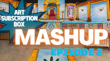 Art Subscription Box MASHUP: Episode 2 #artsubscriptionbox Markers + Markers = Masterpiece?