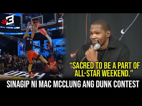 Mac McClung Sinagip Ang Dunk Contest? | Ano Kaya Ang Komento ni Kevin Durant?