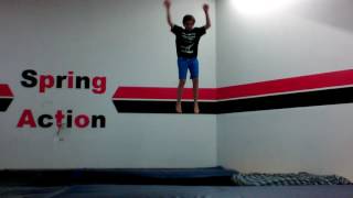 First Double Backflip!!!!!!!!