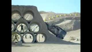 Hummer H1's wall climb
