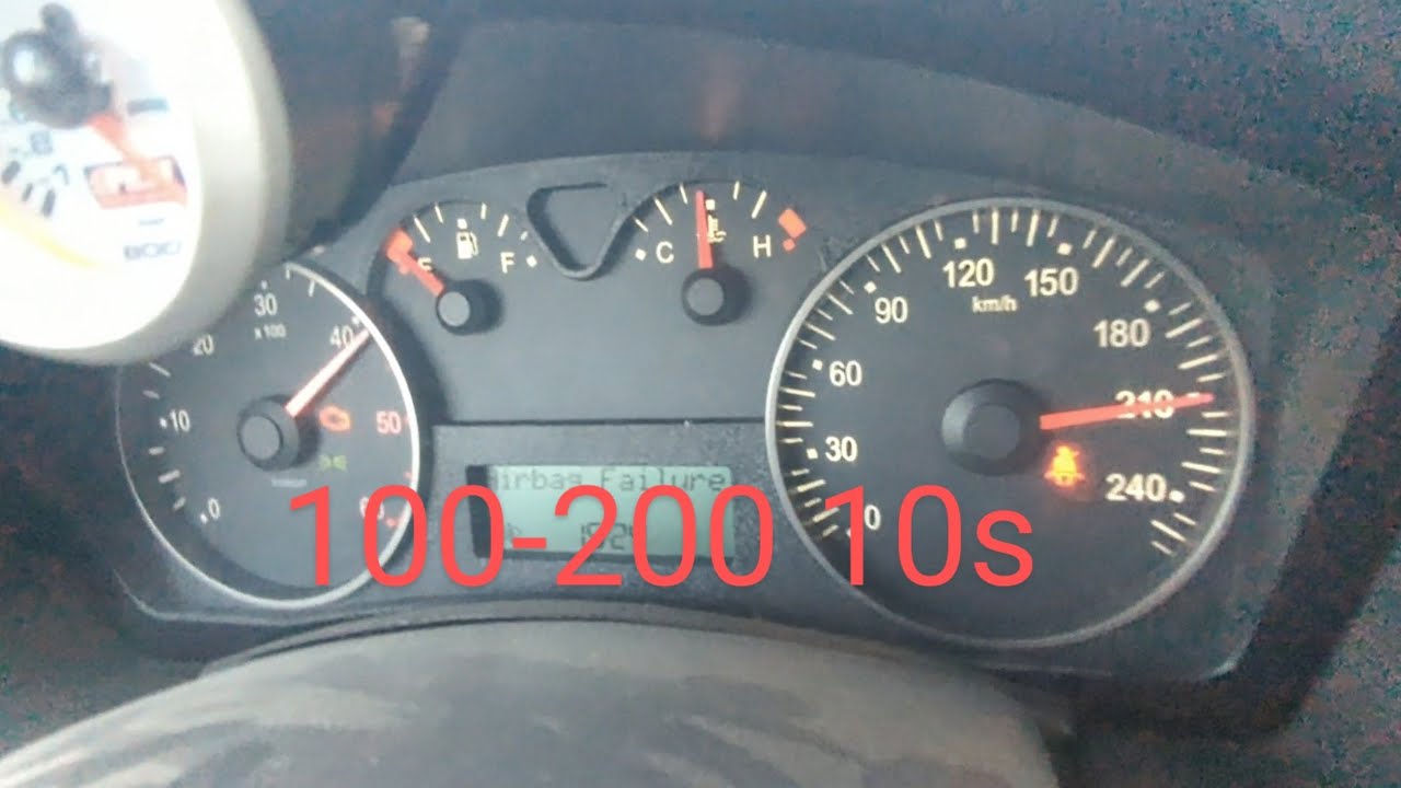Fiat Stilo 1.9jtd 16v 300hp acceleration 100-200km/h