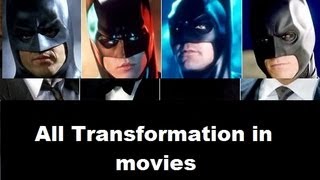 Batman- Transformation in movies,