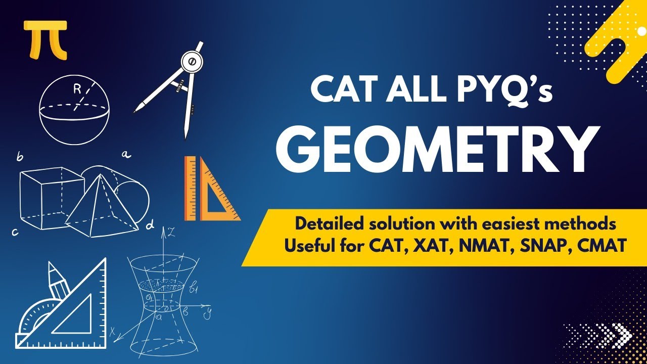 CAT geometry previous year questions triangles-15 - YouTube
