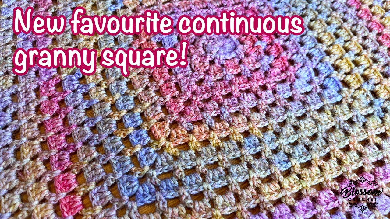Crochet A Classic Lace Granny Square - My New Favourite Square! Easy crochet motif
