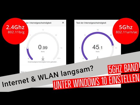 WLAN langsam? 5 Ghz WLAN bevorzugen Windows 10