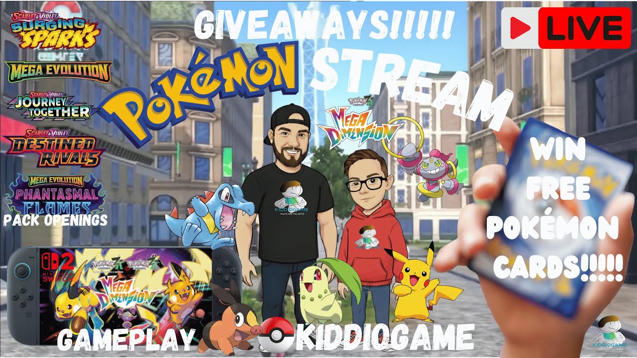 HUGE POKEMON CARD GIVEAWAYS! Charizard UPC & Legends Z-A Mega Dimension!!!!!