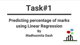 Task1  Linear Regression