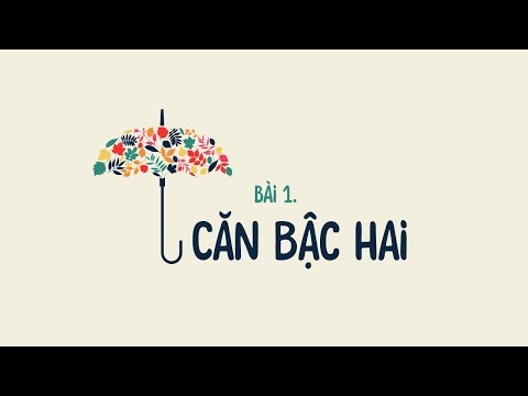 Video Bài 1 - Căn bậc hai số học - Toán lớp 9 [BINGCLASS.COM] - youtube
