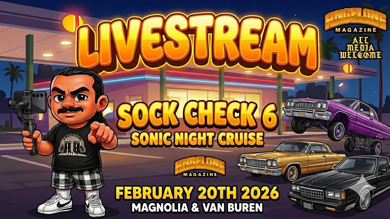 🔴 RIVERSIDE LIVE: Sock Check 6 Takeover @ Sonic! 🍔 Lowriders & Cruising