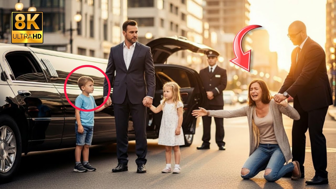 A Single Mom Texted a Billionaire by Mistake — The Limo Arrived, Then Her Kids Were Taken Away
