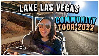 Lake Las Vegas Community Tour 2022 | Henderson Nevada | 4k virtual tour