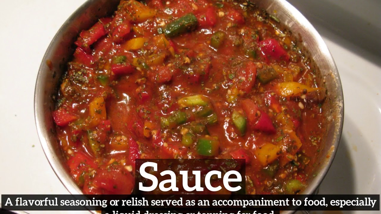 What is Sauce? | How Does Sauce Look? | How to Say Sauce in English?