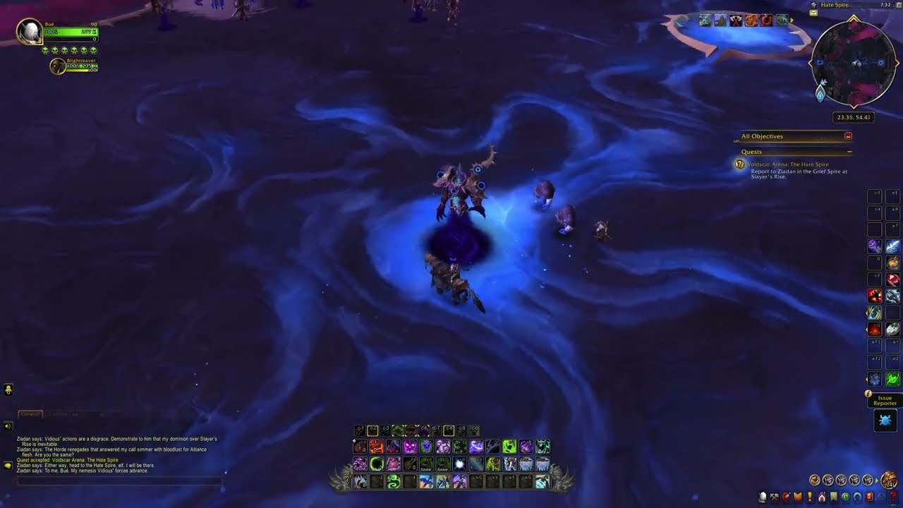 Voidscar Arena The Hate Spire Horde, WoW Midnight Quest