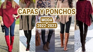 El poncho calientito es la prenda en tendencia boho más elegante para  Otoño-Invierno 2022