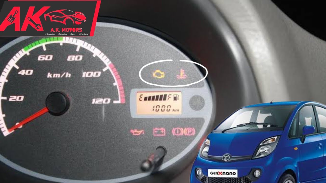 Tata Nanocheck engine symbolheating symbolcoolant oil YouTube