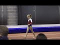 Charlotte Gough tumbling British Qualifiers