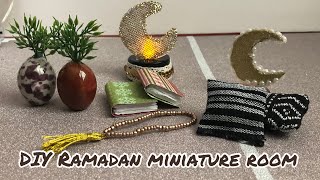 #DIY Ramadan Miniature Cardboard Room