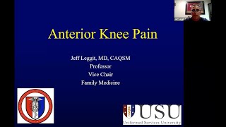 Anterior Knee Pain | National Fellow Online Lecture Series