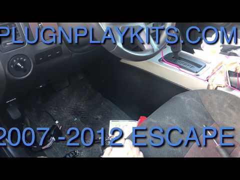 2008-2012 FORD ESCAPE 100% PLUG & PLAY REMOTE START INSTALl