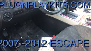 2008-2012 FORD ESCAPE 100% PLUG & PLAY REMOTE START INSTALl