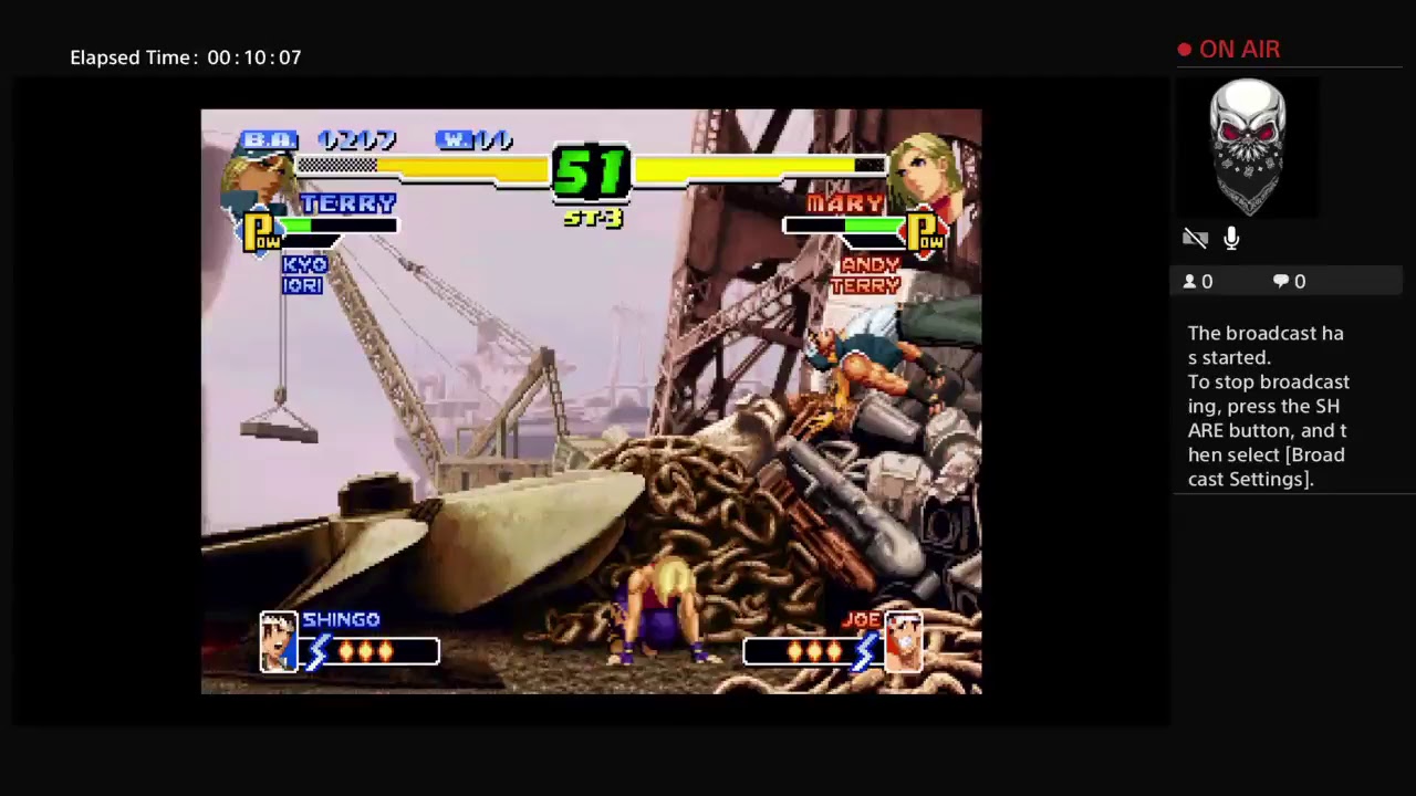 CRIMESAGATV ,Beating FIGHTING games on highest difficulty :KOF 2000