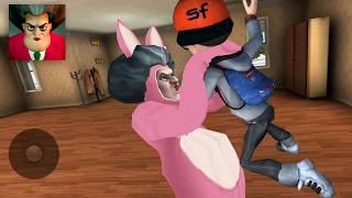 Scary Teacher 3D - New Update Mod Miss T Bunny vs Nick funny videos