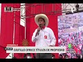 Pedro Castillo condonará las papeletas de los transportistas