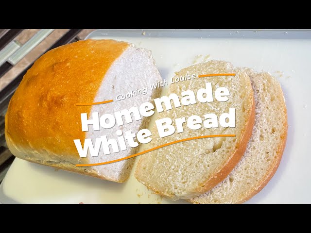 Simple Homemade White Bread (KitchenAid Stand Mixer) 