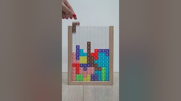 Tetris Game Colored Puzzle Blocks Reverse #tetris #dominogirl #puzzleblocks