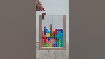Tetris Game Colored Puzzle Blocks Reverse #tetris #dominogirl #puzzleblocks