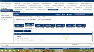 How To Auto  scrape group  on Facebook Using Socinator.