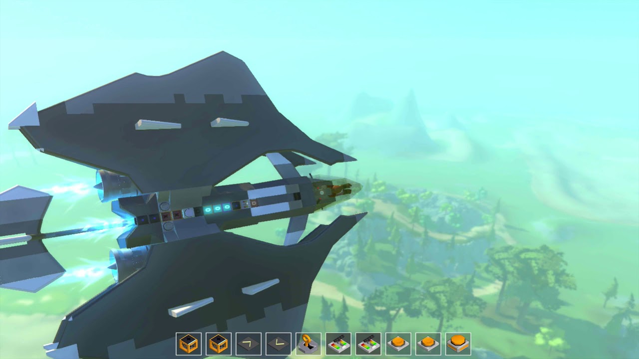 INTRODUCING THE WOLFSBANE!!! (I made a ship with the thrut mod!) | Scrap Mechanic Gameplay