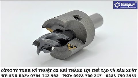 CÁN DAO DOA - CHAMFER - P29 x 2F x Lỗ 12 x 28L - Cơ Khí Thắng Lợi Video 329